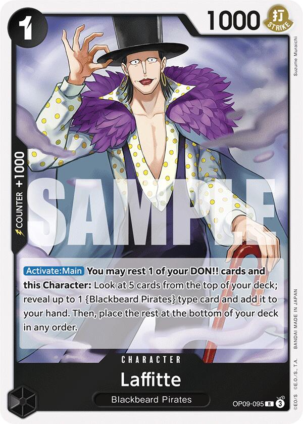Laffitte OP09-095 Rare OP09 Emperors in the New World ENG - One Piece TCG - NM