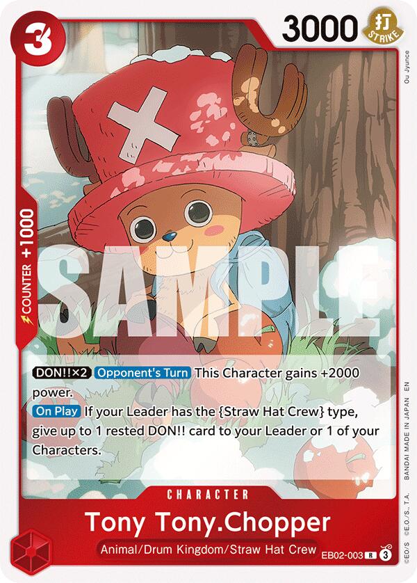 Tony Tony.Chopper EB02-003 Rare Anime 25th Collection ENG - One Piece Card TCG