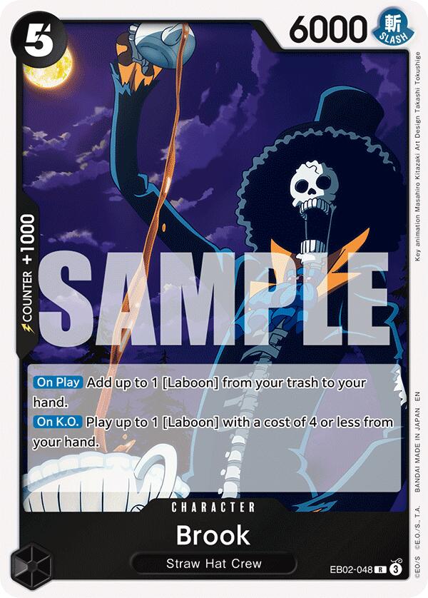 Brook EB02-048 Rare EB02 Anime 25th Collection EN - One Piece TCG - NM