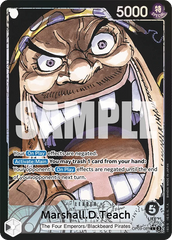Marshall.D.Teach OP09-081 Alt Art Leader - OP09 EITNW - One Piece TCG - NM